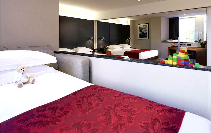 Quad room at Royal Garden Hotel