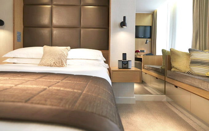 A typical double room at Royal Garden Hotel