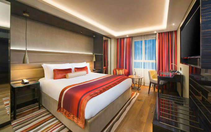 A comfortable double room at Rathbone Hotel