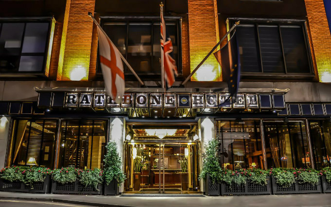 An exterior view of Rathbone Hotel