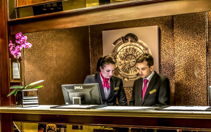 You will receive a friendly welcome from Reception at the hotel