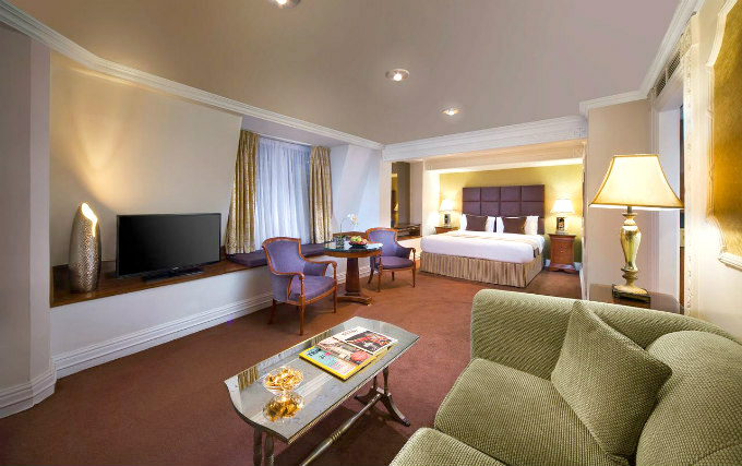 A typical room at Rathbone Hotel