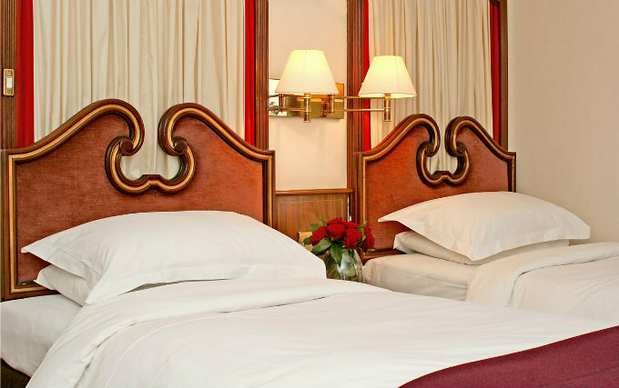 Twin room at Rathbone Hotel