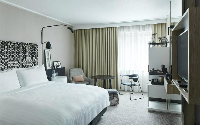 A double room at London Marriott Hotel Maida Vale