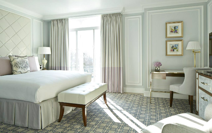 A typical double room at Marriott Park Lane