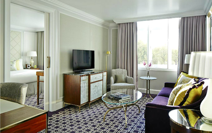 A typical double room at Marriott Park Lane