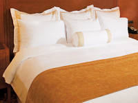 A typical badroom at Marriott Regents Park Hotel