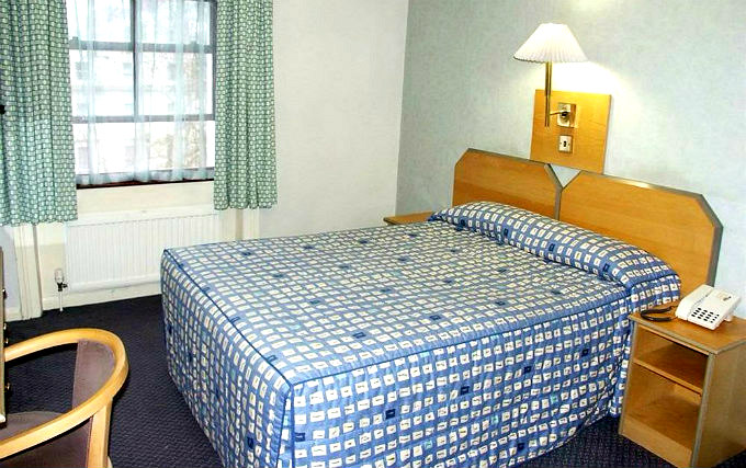 A typical double room at Norfolk Plaza Hotel