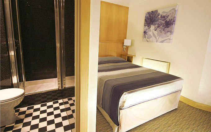 A typical double room at St Giles Hotel London