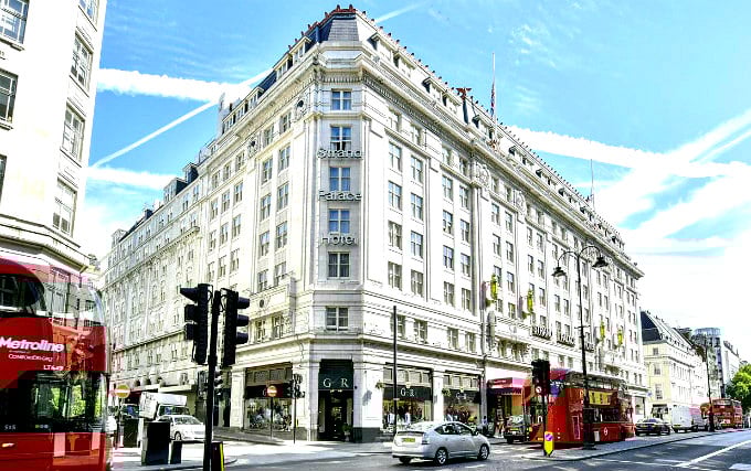 An exterior view of Strand Palace Hotel