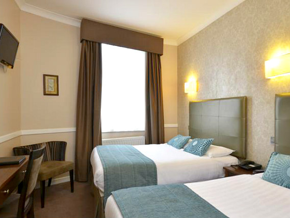Triple rooms at The Princes Square Hotel are the ideal choice for groups of friends or families