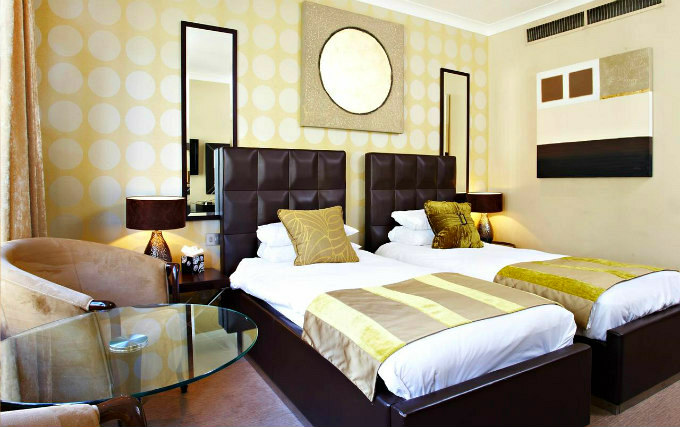 A twin room at The Washington Mayfair