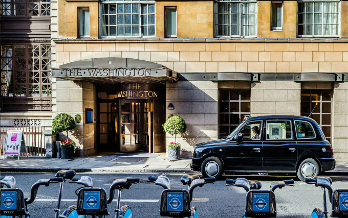 The exterior of The Washington Mayfair