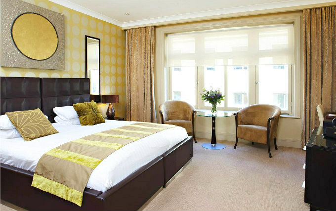 A comfortable double room at The Washington Mayfair
