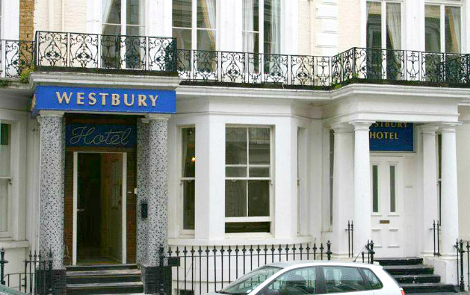 The exterior of Westbury Kensington Hotel