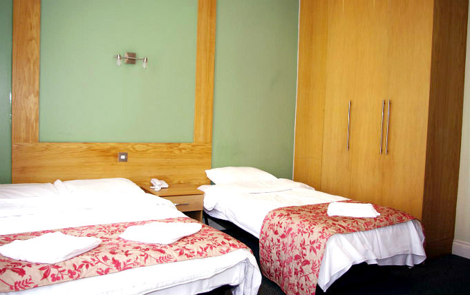 A typical triple room at Westbury Kensington Hotel