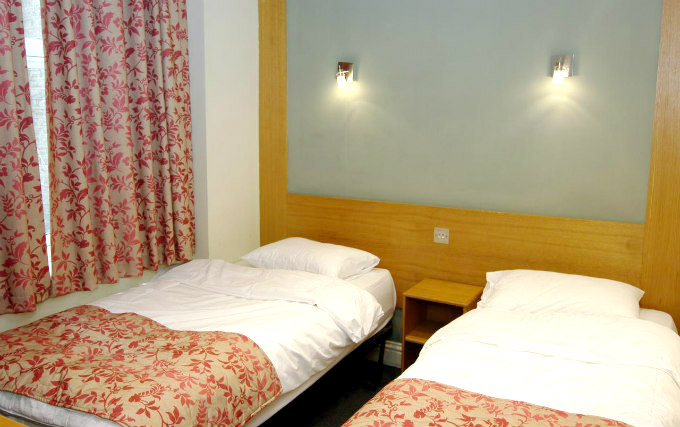 Twin room at Westbury Kensington Hotel