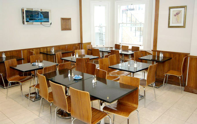 Sit with friends and plan your day in the Breakfast room