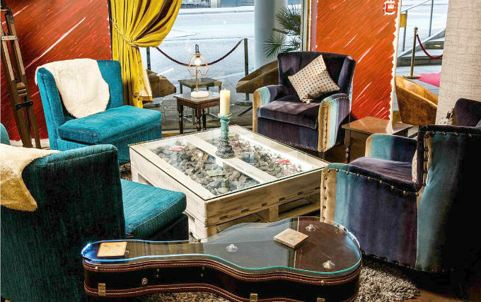 Living Room at Southwark Rose Hotel