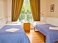 A twin room at New Dawn Hotel