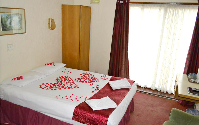 A typical double room at Express Lodging Studios