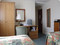 A room at the Bridge House Hotel