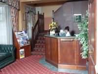 The reception at Bridge House Hotel