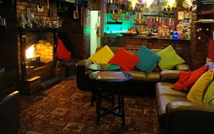 Relax with friends in the bar at Birmingham Central Backpackers