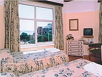 One of the twin rooms at the Russell Court Hotel