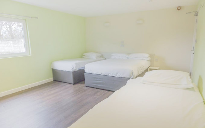 Quad rooms are great for friends and family sharing