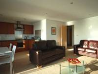 A Modern Lounge at Harbour Apartments