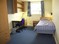 A single room at St Marys University College