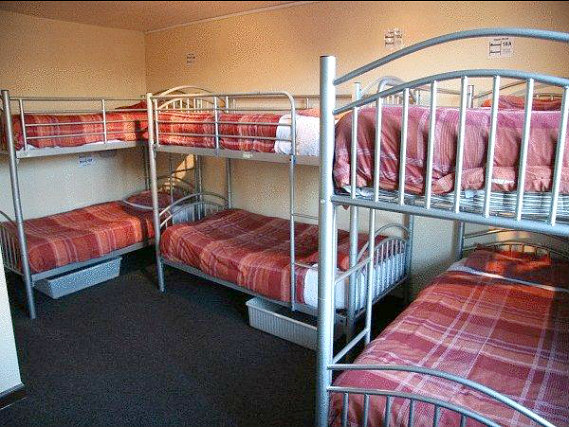 Save money by booking a bed in a shared dorm room