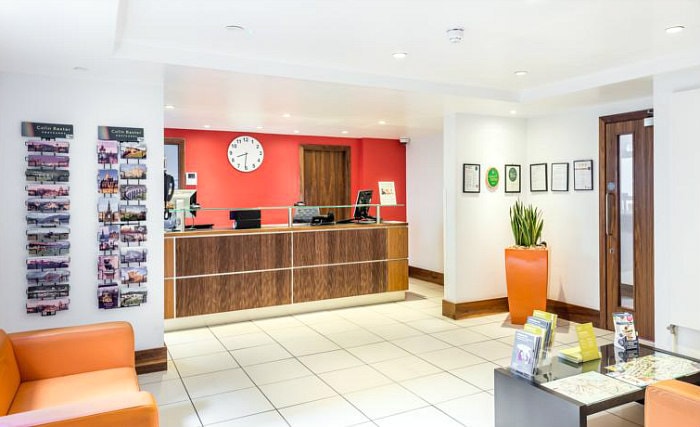 Reception will be pleased to help