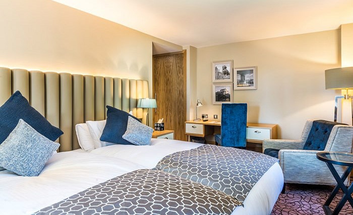 A twin room at Masson House is perfect for two guests