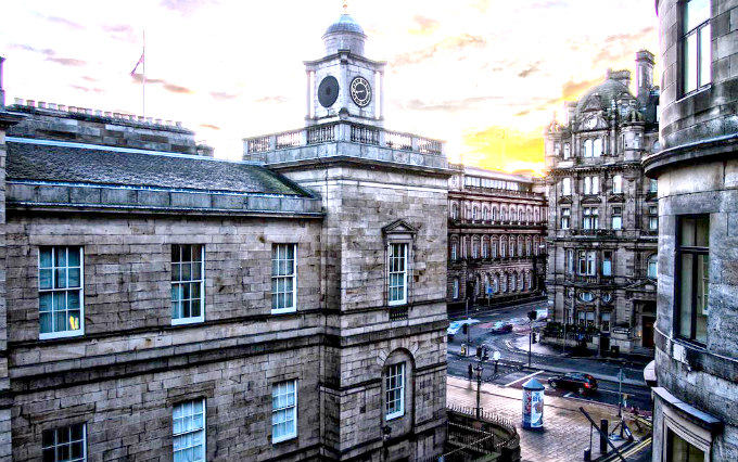 The exterior of Haystack Hostel