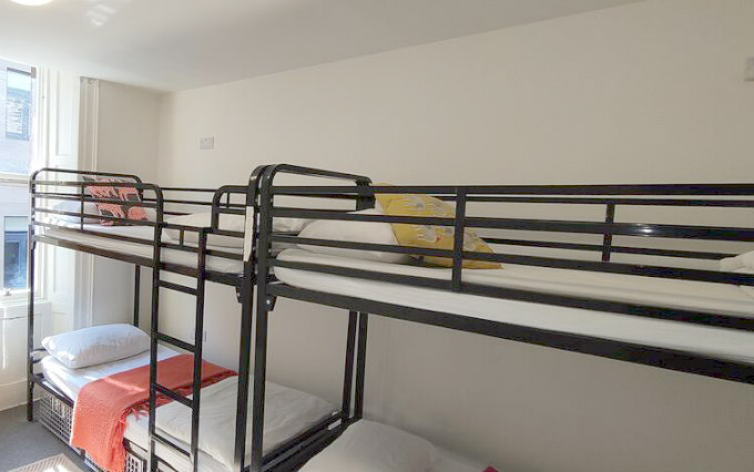 Dorm room at Haystack Hostel