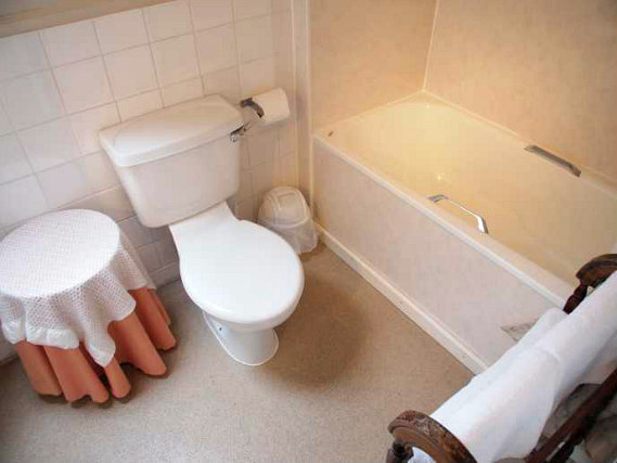 Enjoy the privacy and convenience of your own private bathroom