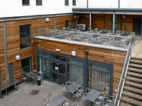 There's even a roof terrace to enjoy on sunny days!