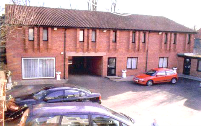 The exterior of The Langham Hotel