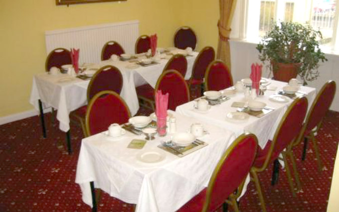 Enjoy dinner in the dining room