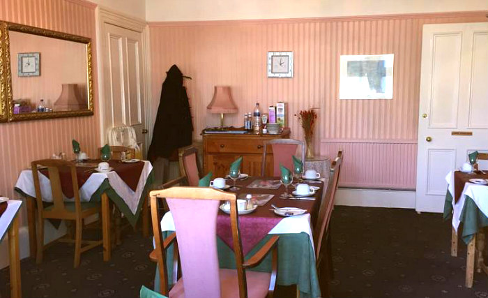 A place to eat at County Hotel Edinburgh