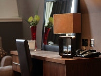 A typical room at Hudson Hotel