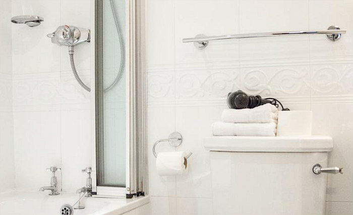 A typical shared bathroom