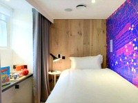 A typical single room at The Grassmarket Hotel