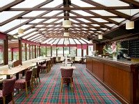 The restaurant at Royal Ettrick Hotel