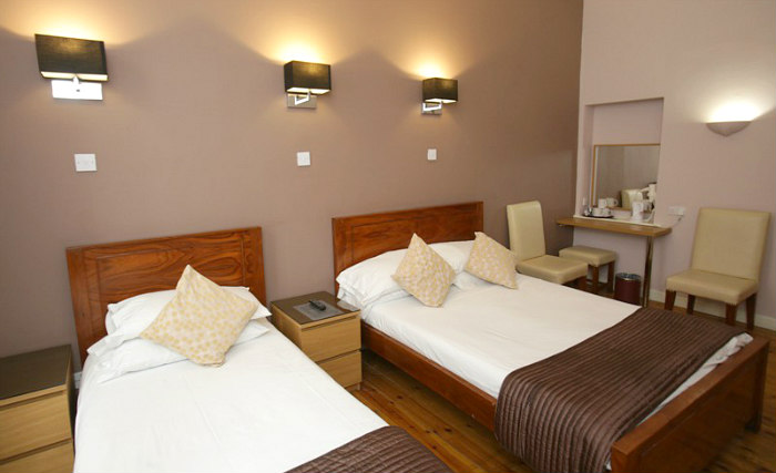 Enjoy a hot drink thanks to the tea/coffee making facilities in your room