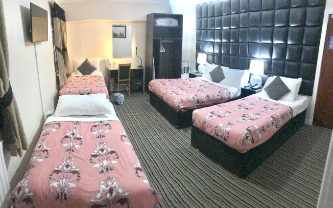 Family room at the Kings Park Hotel are great value for money allowing you to spend more exploring London