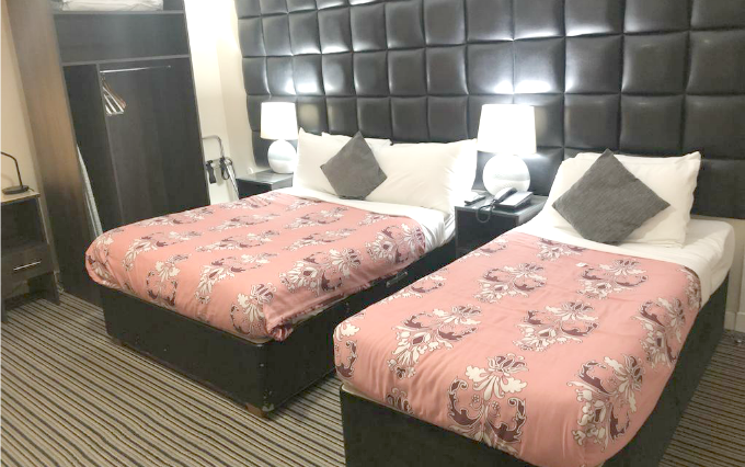 A typical triple room at Kings Park Hotel