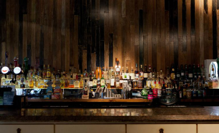 After a busy day, relax with a drink in the bar